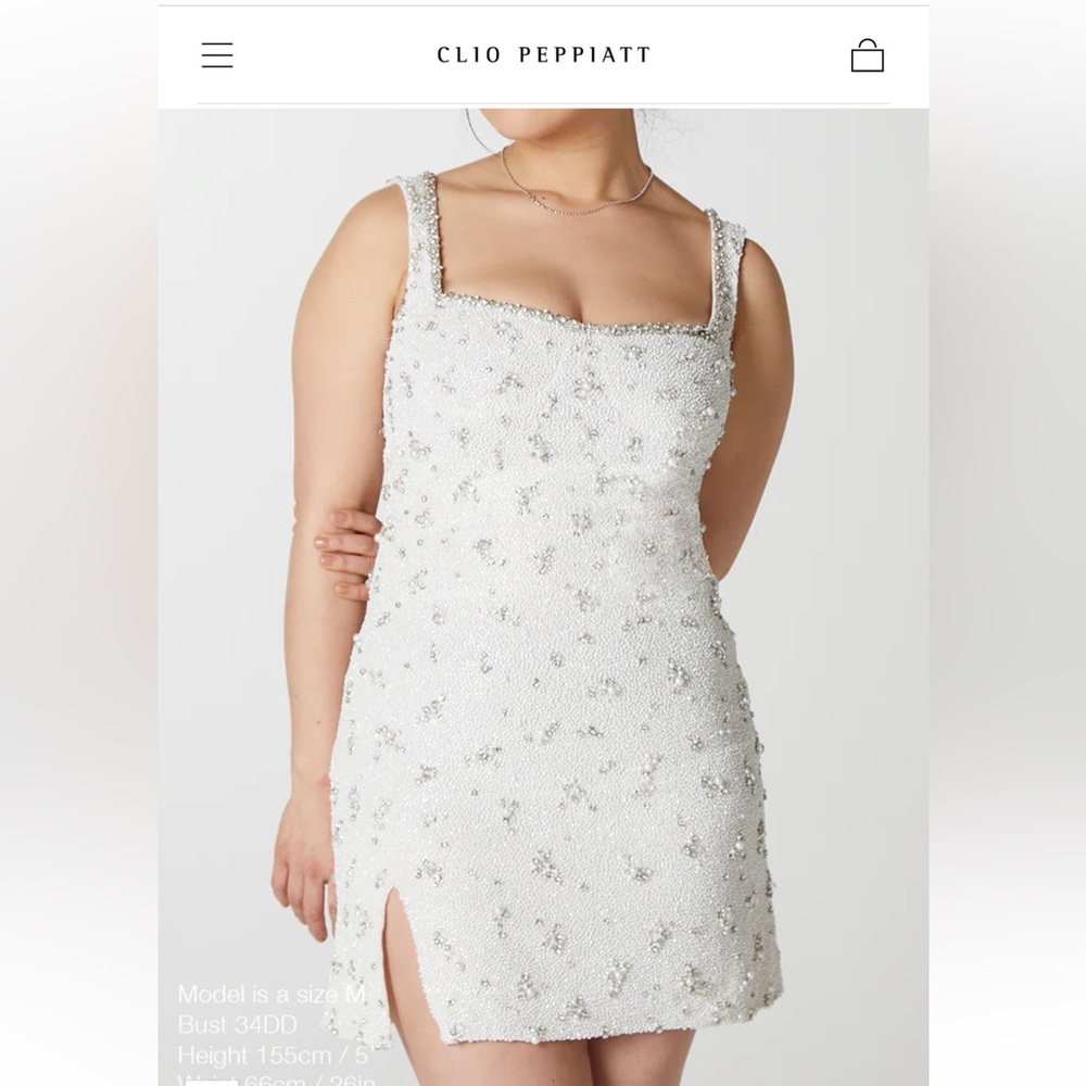 Clio peppiatt bridal crystal dress